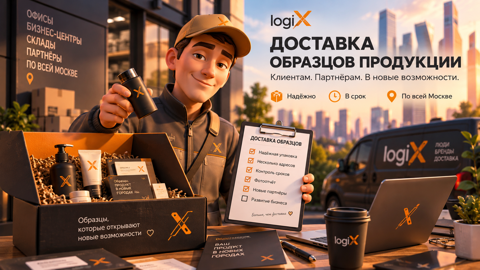 Доставка образцов продукции клиентам и партнёрам: как организовать B2B-рассылку по Москве