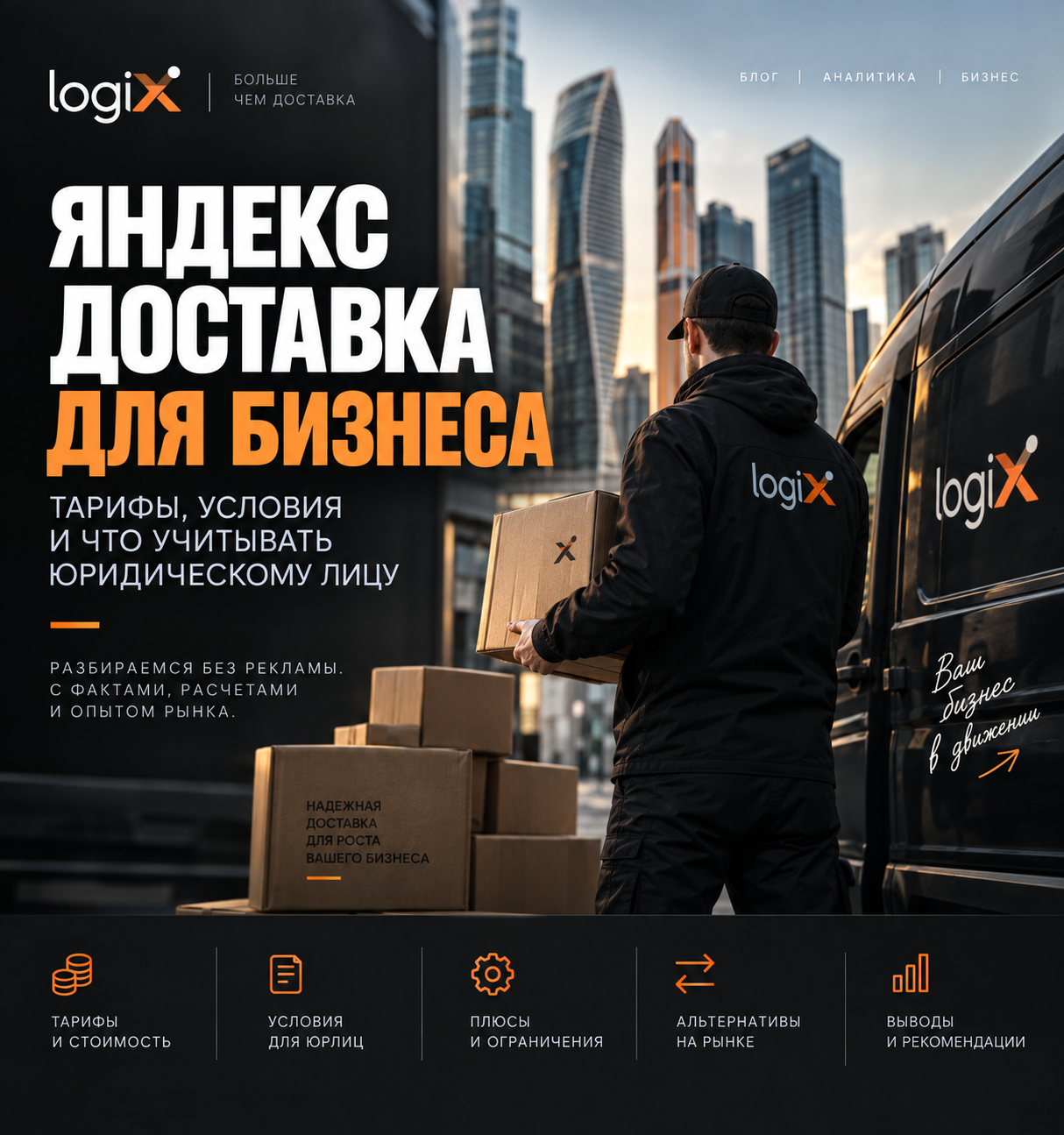 Яндекс Доставка для бизнеса: тарифы, условия и что учитывать юридическому лицу